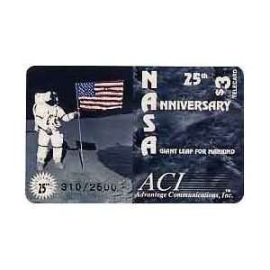 Collectible Phone Card: $3. NASA Moon Landing 25th Anniversary A 