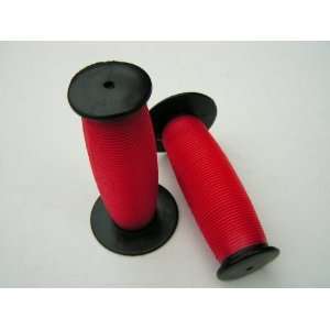  Mushroom Turbo old school BMX bicycle grips   RED and 