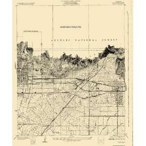  USGS TOPO MAP AZUSA QUAD CALIFORNIA (CA) 1928: Home 