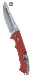  Gerber Hinderer Rescue Knife with Serrated Edge and Sheath 