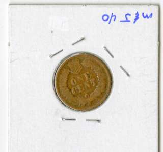 US Coin 1868 Indian Head 1c  