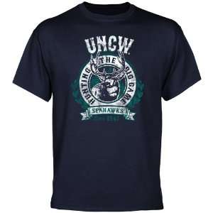  UNC Wilmington Seahawks The Big Game T Shirt   Navy Blue 
