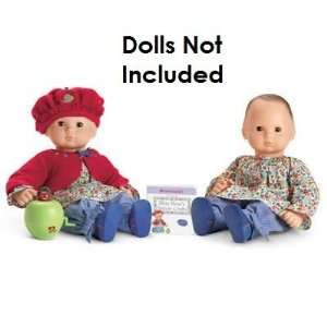   Apple Outfit (American Girl Bitty Baby / Bitty Twins): Toys & Games