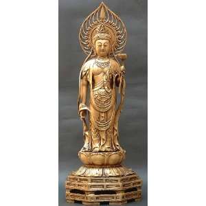  Japanese Buddha   Brass Statue