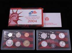 2004 S UNITED STATES SILVER PROOF COIN SET  