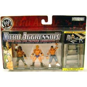   Series 7 Figure 3 Pack Umaga, Mr. Kennedy & John Cena Toys & Games