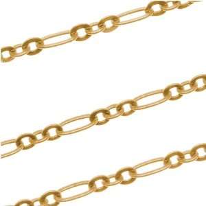 com Bright Gold Plated Long And Short Chain 3x5mm   Bulk By The Foot 