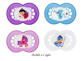 Mam Fairytale Orthodontic Silicone Pacifiers  6+M 845296026842  