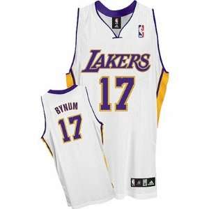  100% Authentic Polyester Los Angeles Lakers Jersey: Sports 