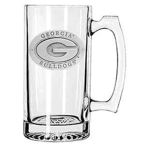   University of Georgia Bulldogs 24 ounce Super Stein with Pewter Logo