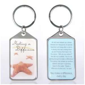  Character Story Key Chain   Starfish Making a Difference 