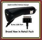 XENTRIS APPLE CERTIFIED CAR VEHICLE CHARGER FOR SPRINT iPHONE 4S 4 W 