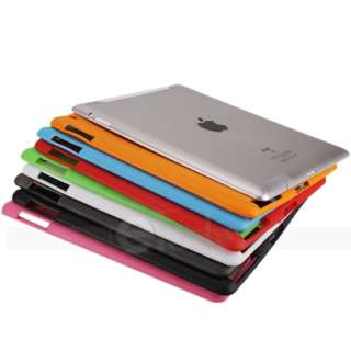 Blue TPU Case Work With Smart Cover For Apple iPad 2 3G  