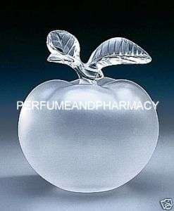 Lalique Crystal Grand Pomme~Apple~Perfume Bottle~MINT  