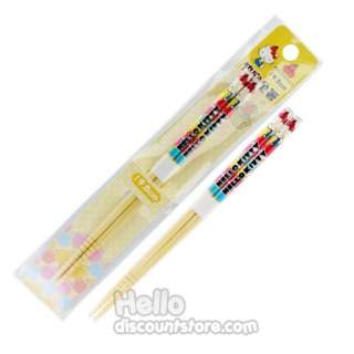 Sanrio Hello Kitty Bamboo Chopsticks 19.5 cm Apple