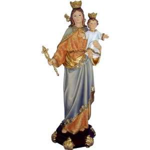  Our Lady of Auxiliadora Statue   Polyresin   12 Height 