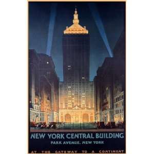  NEW YORK CENTRAL BUILDING PARK AVENUE AMERICAN VINTAGE 