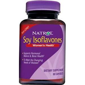Soy Isoflavones 60 Caps ( Non GMO Supports Hormonal Balance and Bone 