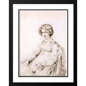  Ingres, Jean Auguste Dominique 28x36 Framed and Double 