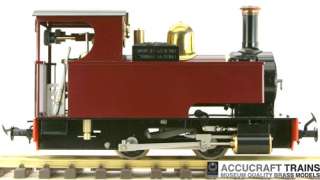 ACCUCRAFT 1:19 CARADOC 0 4 0T MAROON LIVE STEAM BRASS  