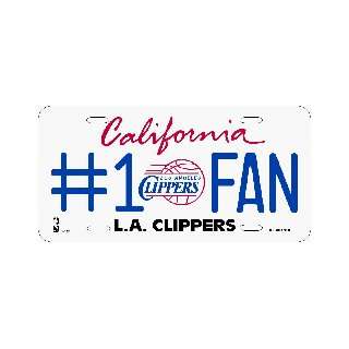  Los Angeles Clippers #1 Fan Metal License Plate *SALE 