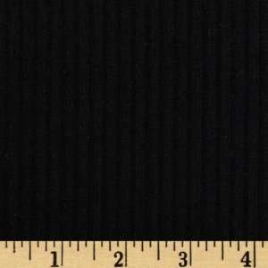  Corded Cotton Jet Black Fabric By The Yard Arts, Crafts 
