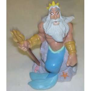   Disney Pvc Figure  Disney Little Mermaid King Triton 