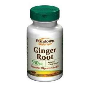   Whole Herb Ginger Root 550 Mg Capsules 100: Health & Personal Care