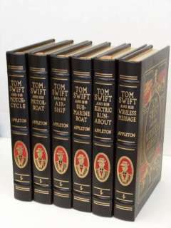 Tom Swift Classics by Victor Appleton, Easton Press, 6 books  