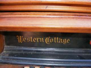 Antique Western Cottage Organ Co Pump Organ Mendota IL  