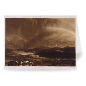 Peat Bog, Scotland, engraved by George Clint   Greeting Card (Pack 