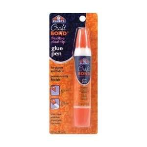  Elmers Flexible Dual Tip Glue Pen 1 Ounce; 4 Items/Order 