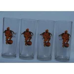   : Licensed Captain Morgan Pose High Ball Glass Set: Kitchen & Dining