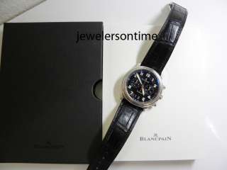 Blancpain Leman Flyback Chronograph Large Date. 40mm case. 2885F 1130 