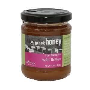 Greek Wildflower Honey   8.8 oz Jar Grocery & Gourmet Food