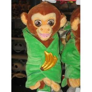  Disney Baby Aninal Monkey Leaf Blanket Plush Doll Toys 