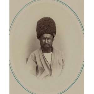  Central Asia,Turkic people,Khiva man,hat,c1865