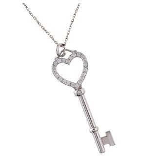 Stunning and fashionable. Highly polished sterling silver key topped 