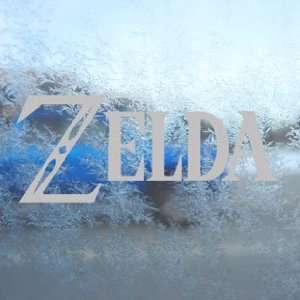   Zelda Gray Decal Nintendo WII Window Gray Sticker Arts, Crafts