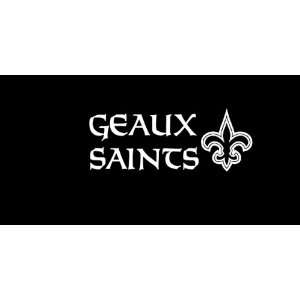  New Orleans Geaux Saints #2 Car Window Decal Sticker White 