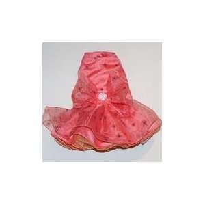  CORAL SEAS ORGANZA DOG DRESS