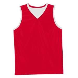 Badger Reversible Dazzle Tank Custom Basketball Jerseys Outside: RED 