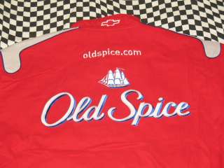 Tony Stewart #14 Red Old Spice 3XL Cotton Twill JH Design Jacket 