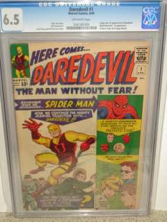 Daredevil #1 CGC 6.5 1964 Movie Spider man cover 105 cm  