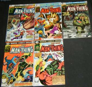 THE MAN THING #1 11   Entire 2nd Series   Jim Mooney  