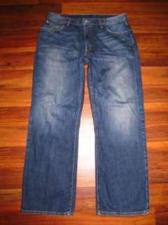Mens Lucky Brand 181 Ashbury Bootleg Zip Fly Jeans size 34 x 29 Short 