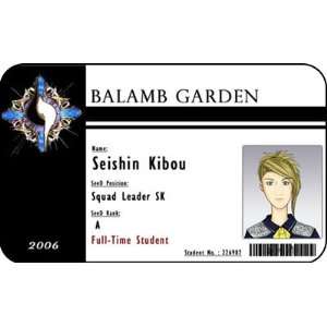  Final Fantasy ID Card Balamb Garden