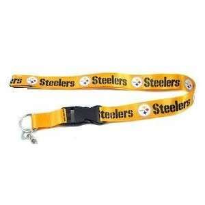   Steelers Gold Lanyard with Clear Ticket Holder