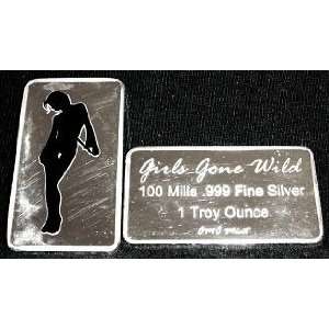  1 Troy Ounce 100 Mill .999 Fine Silver Girls Gone Wild #17 