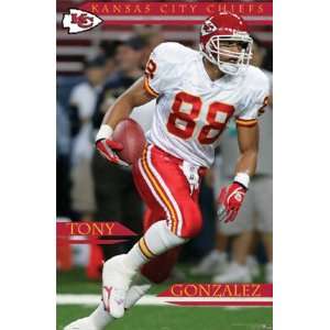  Tony Gonzalez Kansas City Chiefs Poster 4054